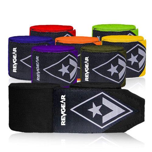 Revgear Pro Series Elastic Hand Wraps with Full Width Anti-Lift Enclosure 2" x 120" - Violent Art Shop