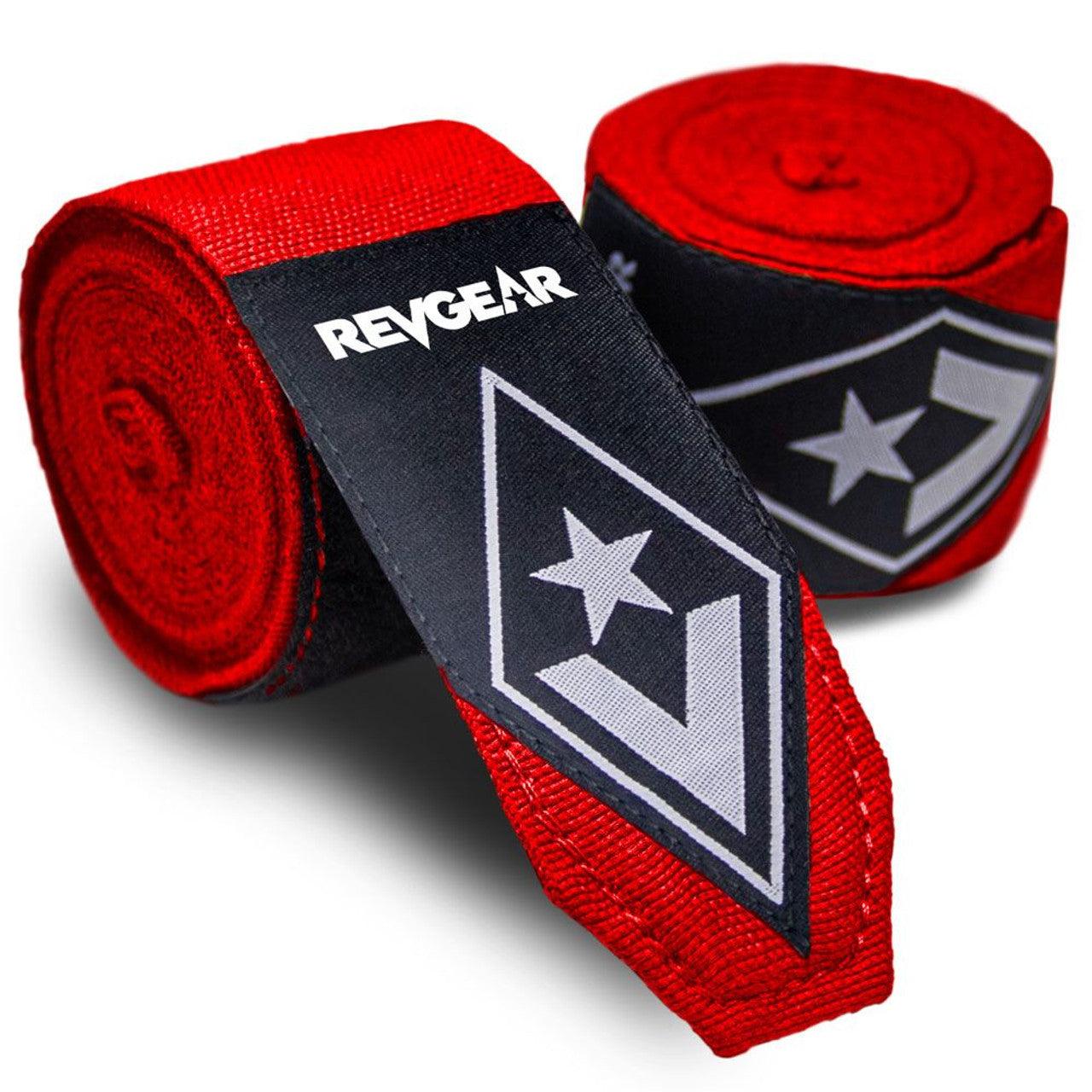 Revgear Pro Series Elastic Hand Wraps with Full Width Anti-Lift Enclosure 2" x 120" - Violent Art Shop