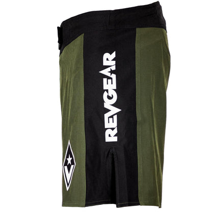 Revgear Stealth Hybrid MMA Shorts Olive / Black - Violent Art Shop