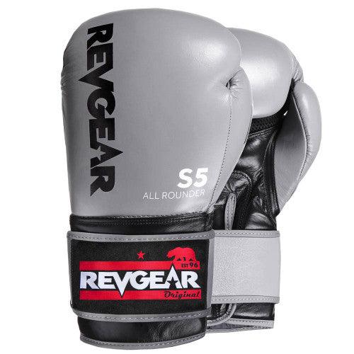S5 All Rounder Boxing Gloves - Gray / Black - Violent Art Shop
